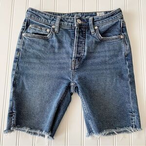 We The Free Button Fly Cut Off Jean Shorts - Size 24